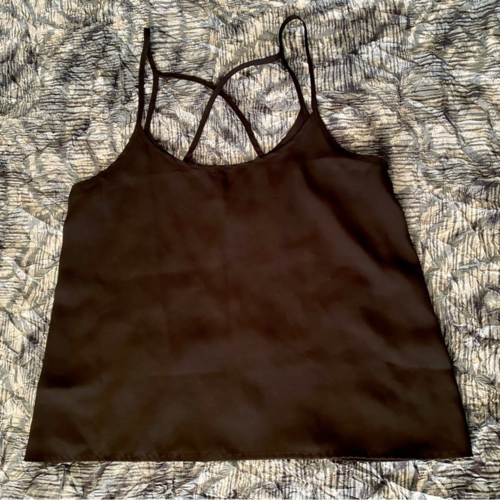 Black Strappy Tank Top